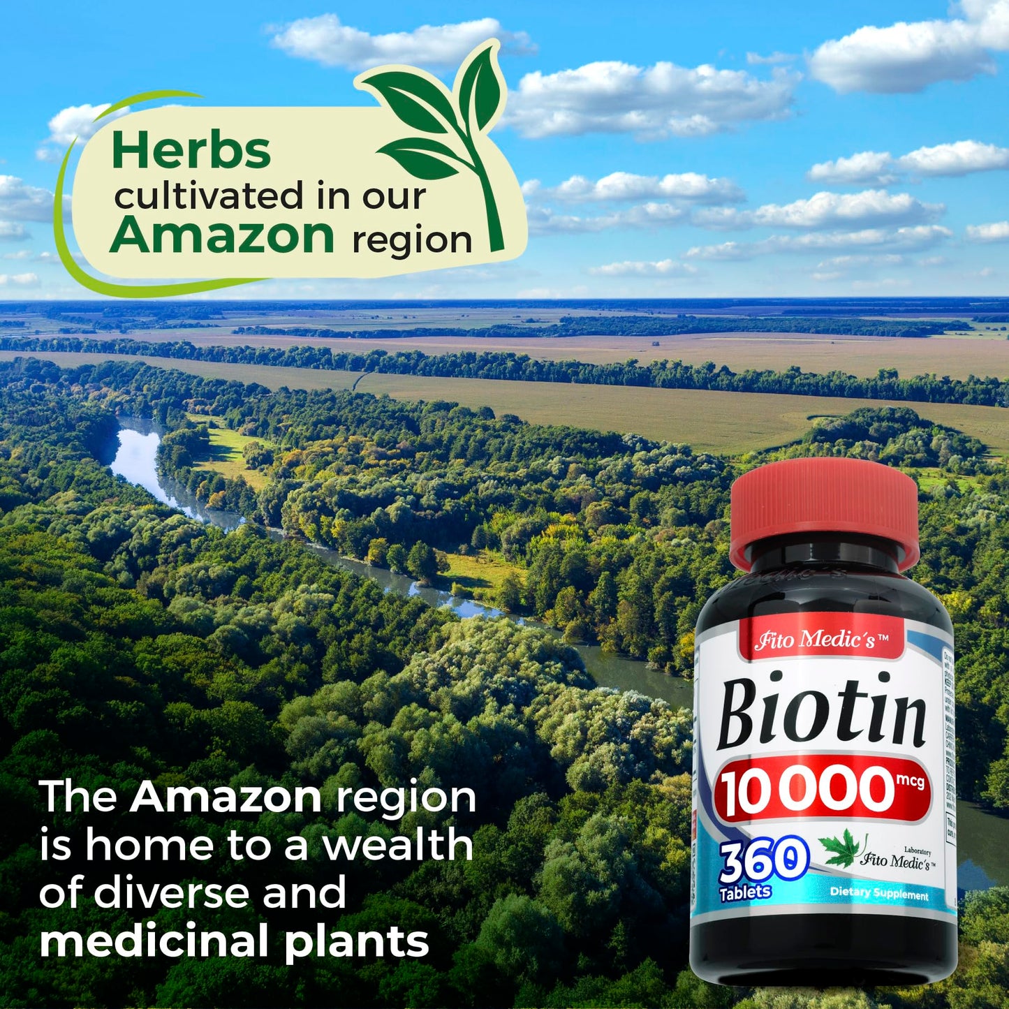FITO MEDIC'S Lab | biotin |360 tab | biotin Supplement.