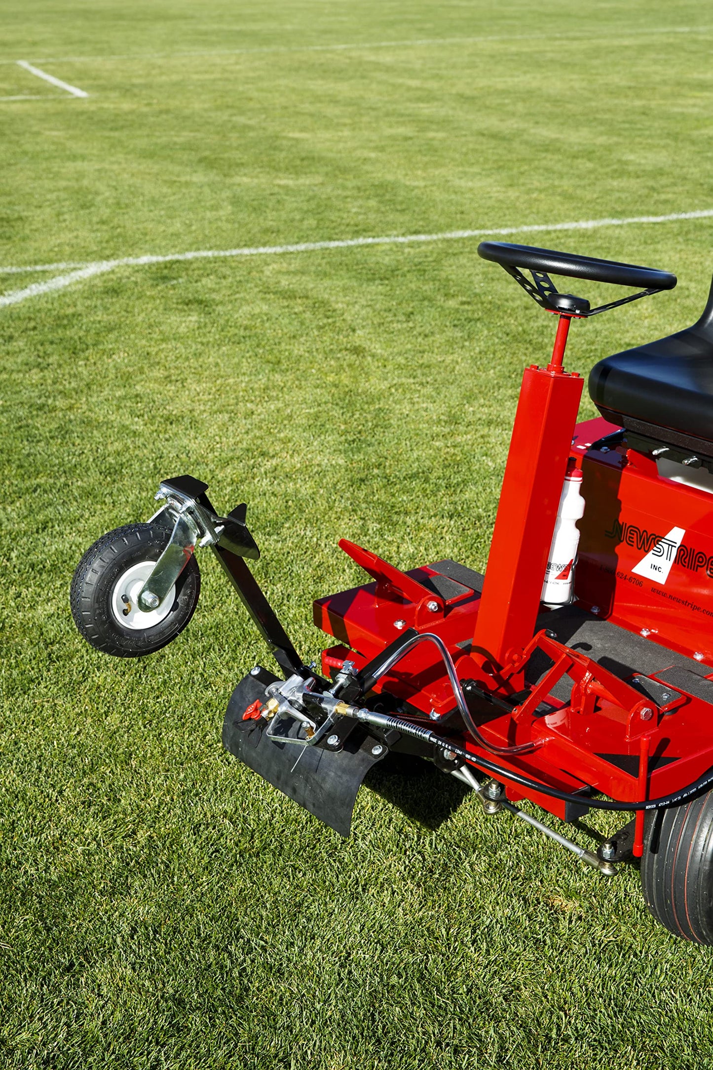Newstripe NewRider 1700 Airless Riding Field Line Striper (Part# 10004026) | Adjustable 0-3000psi Pump | Easy Operation & Cleanup | 25-Gallon Tank | Made in USA