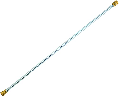 SIMPSON Cleaning MSH3125 MegaShot 3200 PSI Gas Pressure Washer, 2.5 GPM, (49-State) & 80479 Universal 31-Inch Pressure Washer Wand for Cold Water Use up to 4500 PSI, Silver