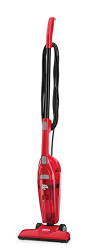 Dirt Devil Versa Clean Bagless Stick Vacuum Cleaner and Hand Vac, 16feet Power Cord, SD20010, Red