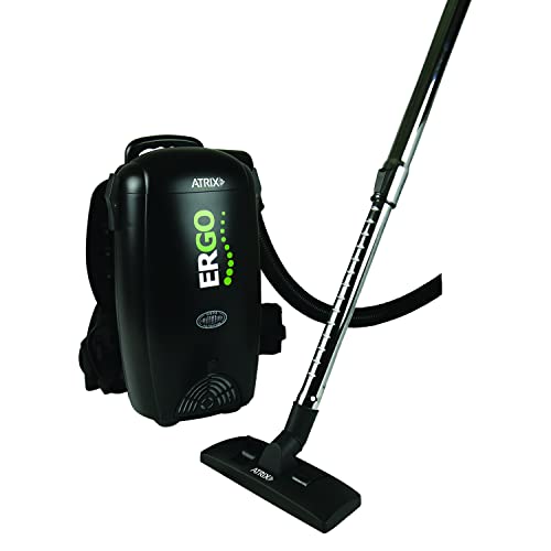 Atrix HEPA Backpack Vacuum, Premium Bundle, Black