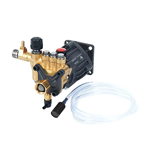 Canpump Pressure Washer Axial Pump, 2700 psi at 3.0 gpm, 3/4-inch Horizontal Shaft