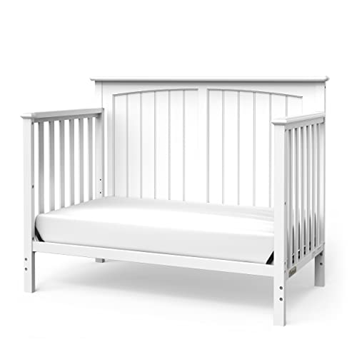 Child Craft Sheldon 4-in-1 Convertible Crib, Matte White