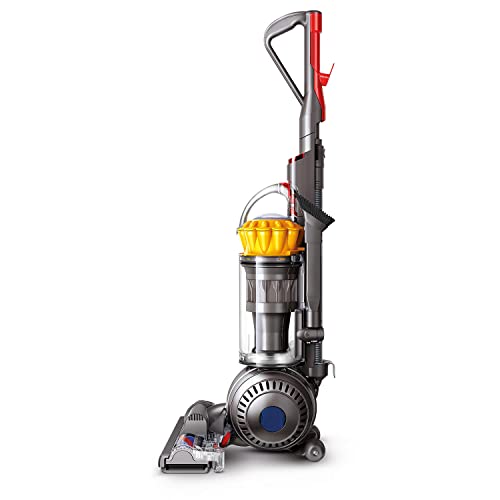 Dyson Ball Total Clean Upright Vacuum Cleaner I Bagless I HEPA Filtration I Washable Filter I Self Adjusting Cleaner Head I Instant Release Wand I Hygienic Bin Emptying I Iron/Yellow + USB-C Adapter