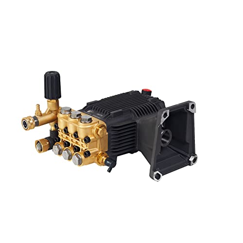 Canpump Pressure Washer Triplex Pump, 3600 psi at 4.8 gpm, 1-inch Horizontal Shaft