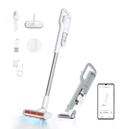 Cordless Vacuum Cleaner, ROIDMI S2 23500Pa Stick Vacuum, Hardwood Floors Vacuum, Up to 60 Minutes Runtime, Lightweight Stick Vacuum Cleaner for Carpet and Floor
