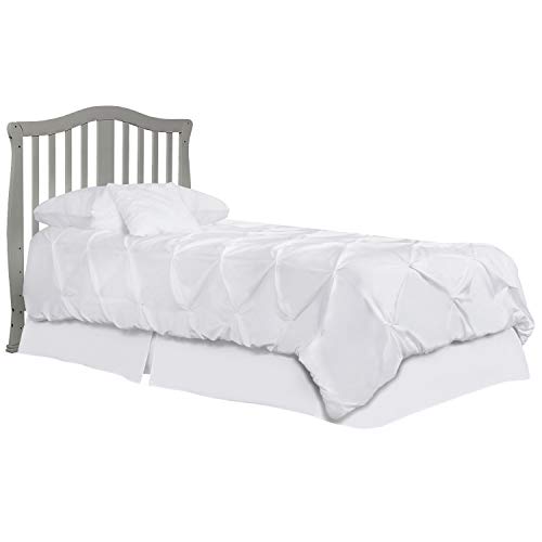 Dream On Me Addison 4-in-1 Convertible Mini Crib in Cool Grey, Greenguard Gold Certified, 42 pounds