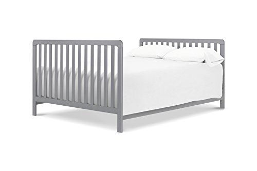 Carter's by DaVinci Colby 4-in-1 Convertible Crib with Trundle Drawer in Grey, Greenguard Gold Certified, Undercrib Storage
