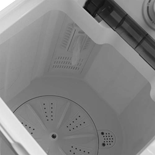Portable Washing Machine Spin Dryer Compact Twin Durable Sturdy Heavy Duty Versatile 17 pound Capacity for Home Apartment Washer Combo Laundry Room Indoor Outdoor Clothes Household Hotel Dorm