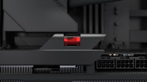 ASUS ROG Herculx Graphics Card Anti-Sag Holder Bracket (Solid Zinc Alloy Construction, Easy Toolless Installation, Included Spirit Level, Adjustable Height, Wide Compatibility, Aura Sync RGB)