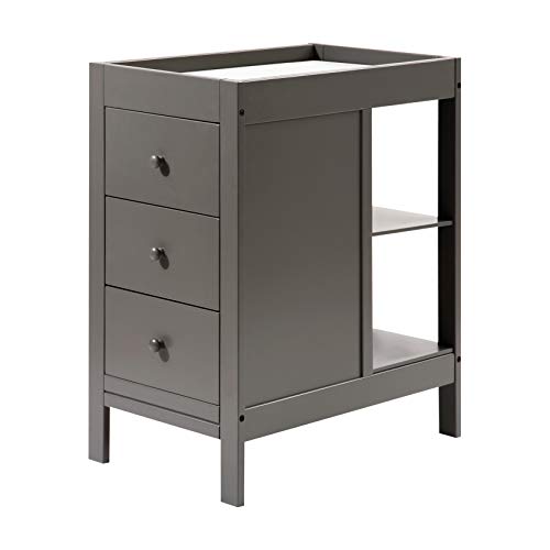 DaVinci Autumn 4-in-1 Convertible Crib and Changer Combo in Slate