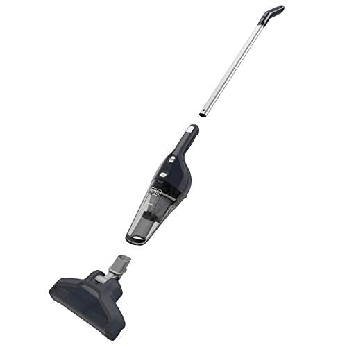 BLACK+DECKER Dustbuster Handheld Vacuum with Floor Extension, Cordless, 4-in-1, Dark Tech Gray (HHS315J01)