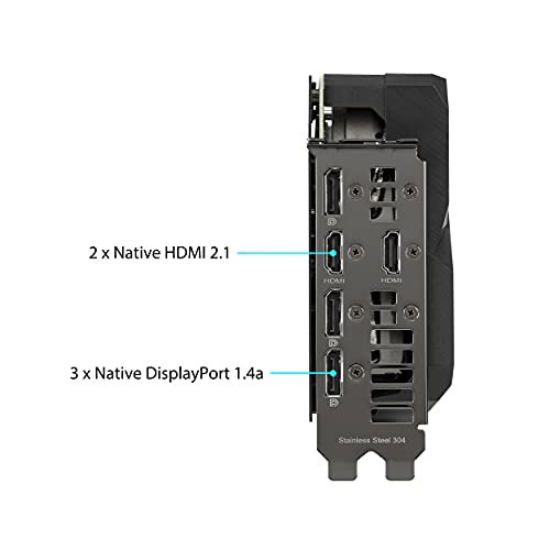 ASUS Dual NVIDIA GeForce RTX 3060 Ti V2 OC Edition Gaming Graphics Card (PCIe 4.0, 8GB GDDR6 Memory, LHR, HDMI 2.1, DisplayPort 1.4a, Axial-tech Fan Design, Dual BIOS, Protective Backplate)