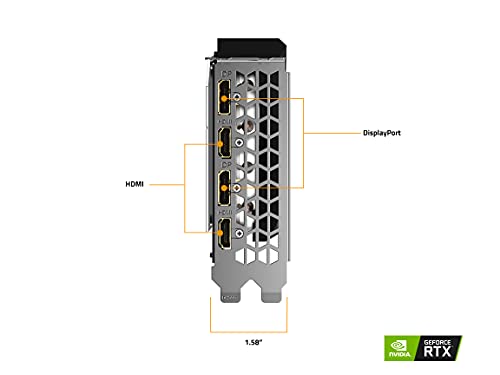 GIGABYTE GeForce RTX 3060 Ti Gaming OC PRO 8G (REV3.0) Graphics Card, 3X WINDFORCE Fans, LHR, 8GB 256-bit GDDR6, GV-N306TGAMINGOC PRO-8GD R3 Video Card