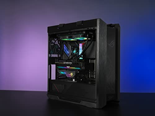 ASUS ROG Herculx Graphics Card Anti-Sag Holder Bracket (Solid Zinc Alloy Construction, Easy Toolless Installation, Included Spirit Level, Adjustable Height, Wide Compatibility, Aura Sync RGB)