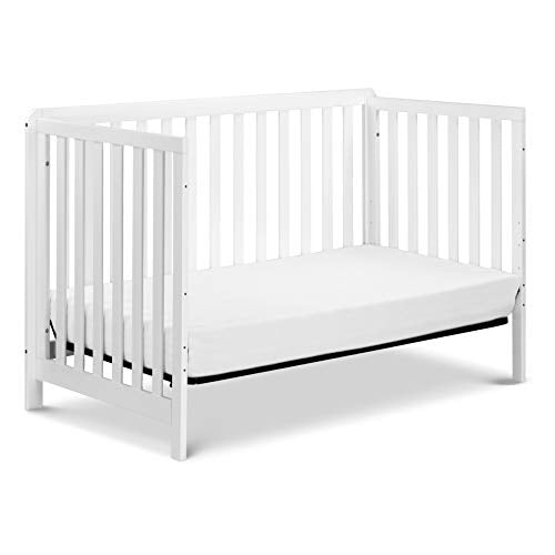 Carter's by DaVinci Colby 4-in-1 Low-Profile Convertible Crib in White, Greenguard Gold Certified