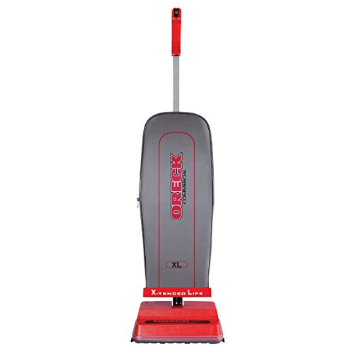 Oreck Commercial U2000R-1 120 V Red/Gray Upright Vacuum Bundle Super Deluxe Compact Vac - BB880AD