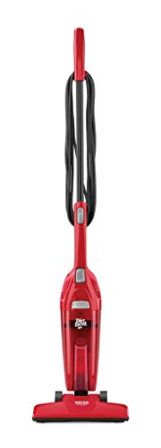 Dirt Devil Versa Clean Bagless Stick Vacuum Cleaner and Hand Vac, 16feet Power Cord, SD20010, Red