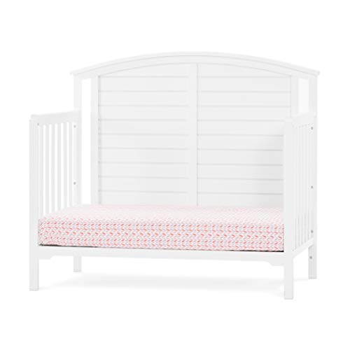 Forever Eclectic Hampton Curve-Top 4-in-1 Convertible Baby Crib