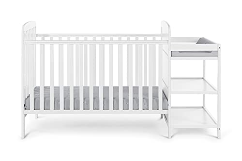 Suite Bebe Ramsey 3 in 1 Convertible Crib and Changer in White