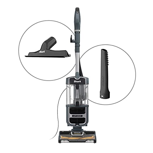 Shark UV725 Navigator Lift-Away with Self Cleaning Brushroll Upright Vacuum with HEPA Filter, Gray (Renewed)