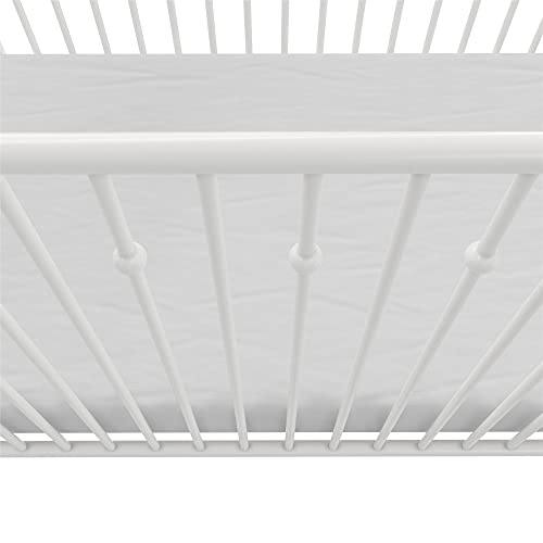 Little Seeds Monarch Hill Hawken Metal Crib, Nursery Furniture, White