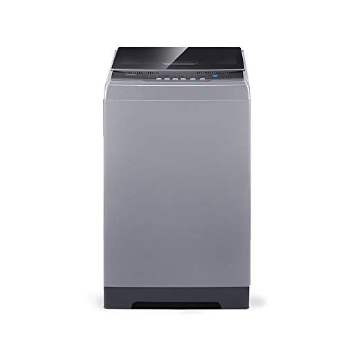 Panda Portable Compact Electric Cloth Dryer, 13.2lbs, White and Black PAN202MT & COMFEE’ 1.6 Cu.ft Portable Washing Machine, 11lbs Capacity Fully Automatic Compact Washer, Magnetic Gray
