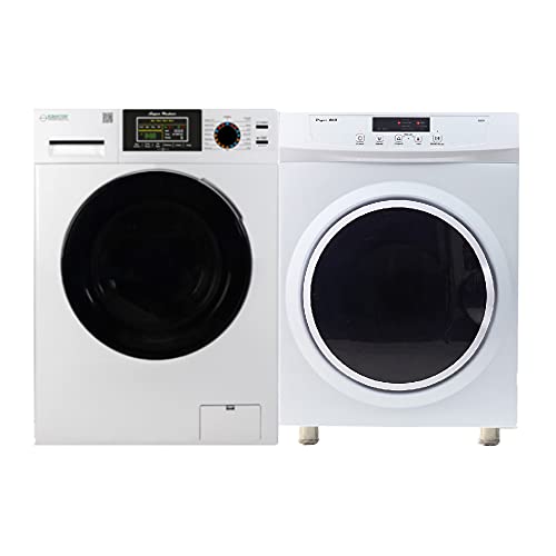 Space-saving Laundry Center with Sanitize, Allergen, Quiet, Winterize and Sensor Dry Features