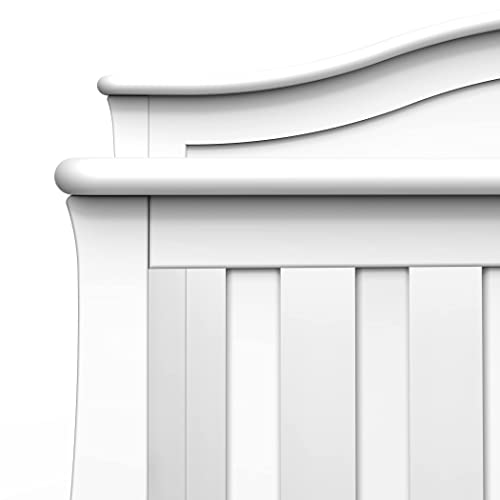 Child Craft Camden 4-in-1 Convertible Crib, Matte White