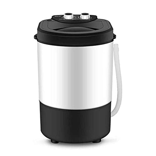 Thermoses Upgraded Version Top Loader Portable, Mini Washing Machine, Quiet Washer, Rotary Controller, 110V-for Compact Laundry, 4.5 Lbs. Capacity, Black