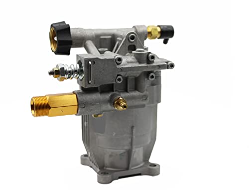 PEGGAS 3/4" Shaft Horizontal Pressure Washer Pump - 3000 PSI @ 2.5 GPM - Better than your OEM Pump and Engineered to work on most gas power washers.