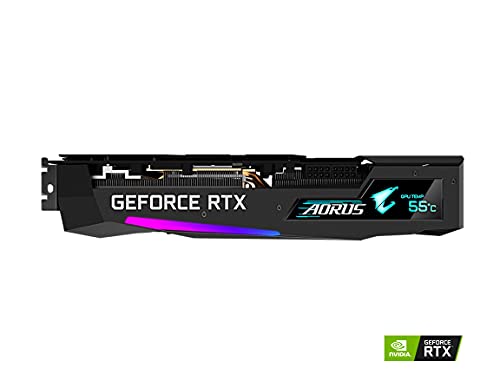 GIGABYTE AORUS GeForce RTX 3070 Master 8G (REV2.0) Graphics Card, 3X WINDFORCE Fans, 8GB 256-bit GDDR6, GV-N3070AORUS M-8GD REV2.0 Video Card