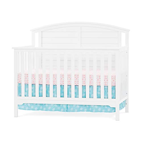 Forever Eclectic Hampton Curve-Top 4-in-1 Convertible Baby Crib