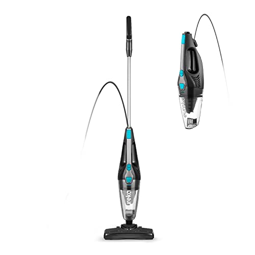 eureka Blaze Stick Vacuum Cleaner, Powerful Suction 3-in-1 Small Handheld Vac with Filter for Hard Floor Lightweight Upright Home Pet Hair, 1-(Pack), Blue