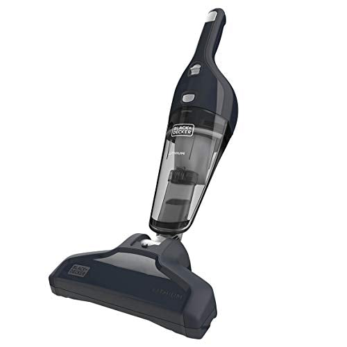 BLACK+DECKER Dustbuster Handheld Vacuum with Floor Extension, Cordless, 4-in-1, Dark Tech Gray (HHS315J01)