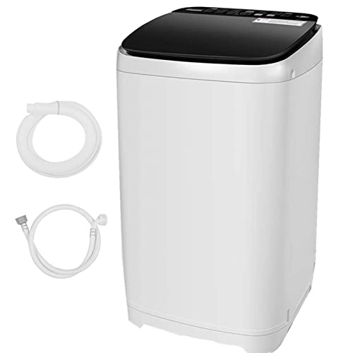 Tinfancy Portable Washer and Dryer Combo - 15.5 LBs 1.7 Cu.ft Compact Washing Machine and Dryer, 2-in-1 Automatic Small Laundry Appliances with Drain Pump for Apartment RV Dorm, 10 Programs 8 Water Level