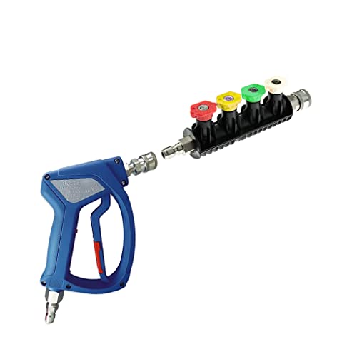 Gold Label Detailing MTM Acqualine SGS35 with Stainless Steel Mini Lance, Quick Connects and Four Pressure Washer Nozzles