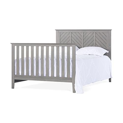 Child Craft Atwood 4-in-1 Convertible Baby Crib (Lunar Gray)