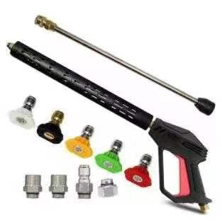 EOPDGIR 4000PSI High Pressure Car Power Washer Spray Gun Wand Lance Nozzle Tips Hose Kit