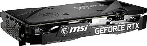 MSI Gaming GeForce RTX 3060 Ti LHR 8GB GDRR6 256-Bit HDMI/DP Nvlink Torx Fan 3 Ampere Architecture OC Graphics Card (RTX 3060 Ti Ventus 2X 8G OCV1 LHR) (Renewed)