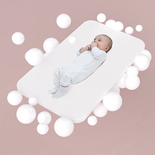 XJD Baby Bassinets Bedside Sleeper Portable Baby Crib for Toddler with Storage Basket Easy Folding Bedside Crib with Breathable Mattress Adjustable Height for Newborn Infant Baby Boy Baby Girl(Grey)