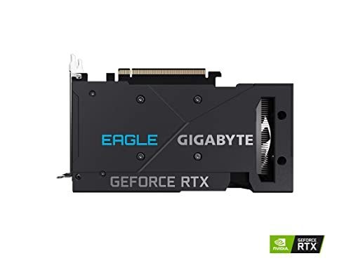GIGABYTE GeForce RTX 3050 Eagle OC 8G Graphics Card, 2X WINDFORCE Fans, 8GB GDDR6 128-bit GDDR6, GV-N3050EAGLE OC-8GD Video Card