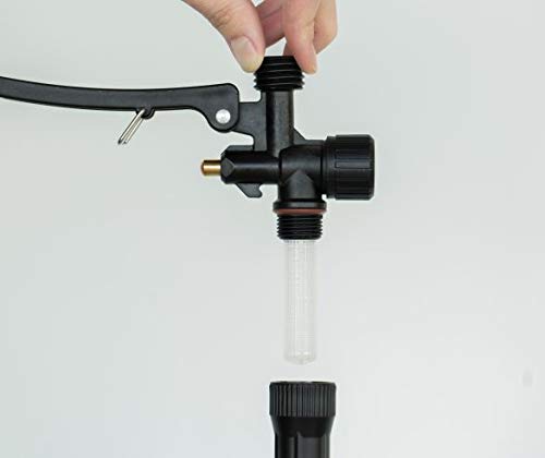 Sprayers Plus 105Ex Effortless Backpack Sprayer - 20V Lithium Long Battery Life with High Grade Seals & O-Ring, Brass Wand & Nozzle