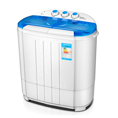 yunyun Compact Washing Machine,3.6 Kg Household Small Automatic Laundry Machine,Portable Silent Double Barrel Clothes Washer Suitable for Small Clothes Such As Socks and Underwear
