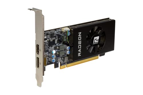 PowerColor AMD Radeon RX 6400 Low Profile Graphics Card with 4GB GDDR6 Memory