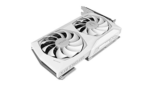 ZOTAC GAMING GeForce RTX™ 3070 Twin Edge OC White Edition LHR 8GB GDDR6 256-bit 14 Gbps PCIE 4.0 Gaming Graphics Card, IceStorm 2.0 Advanced Cooling, White LED Logo Lighting, ZT-A30700J-10PLHR