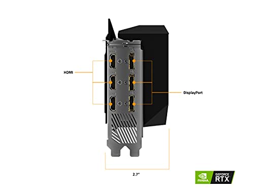 GIGABYTE AORUS GeForce RTX 3080 Ti Master 12G Graphics Card, Max Covered Cooling, 12GB 384-bit GDDR6X, GV-N308TAORUS M-12GD Video Card