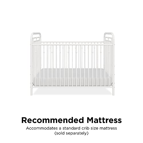 Little Seeds Monarch Hill Hawken Metal Crib, Nursery Furniture, White