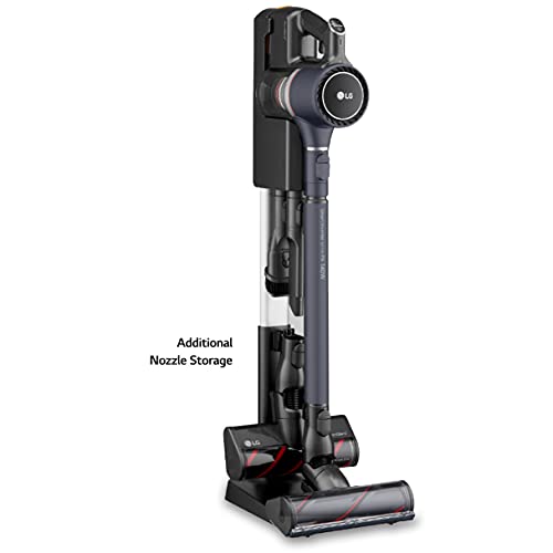 LG CordZero Cordless Stick Vacuum Cleaner, Hard Floor, Carpet, Upholstery, Car, Pet Hair, Powerful Suction, Extra Battery, Up to 80 Min, Lightweight, Handheld, A907GMS