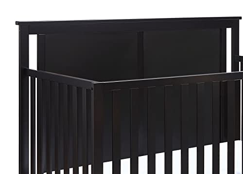Suite Bebe Connelly 4-in-1 Crib and Changer Combo in Black/Vintage Walnut